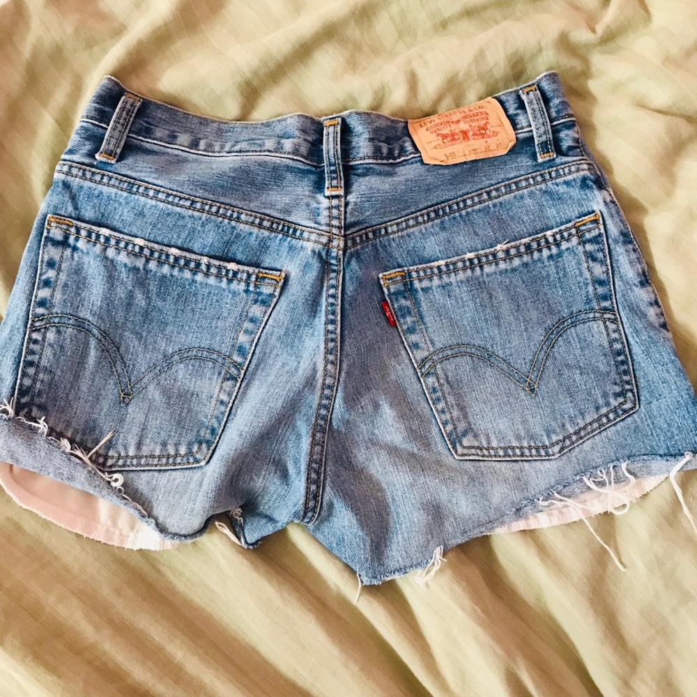 vintage levi jean shorts
